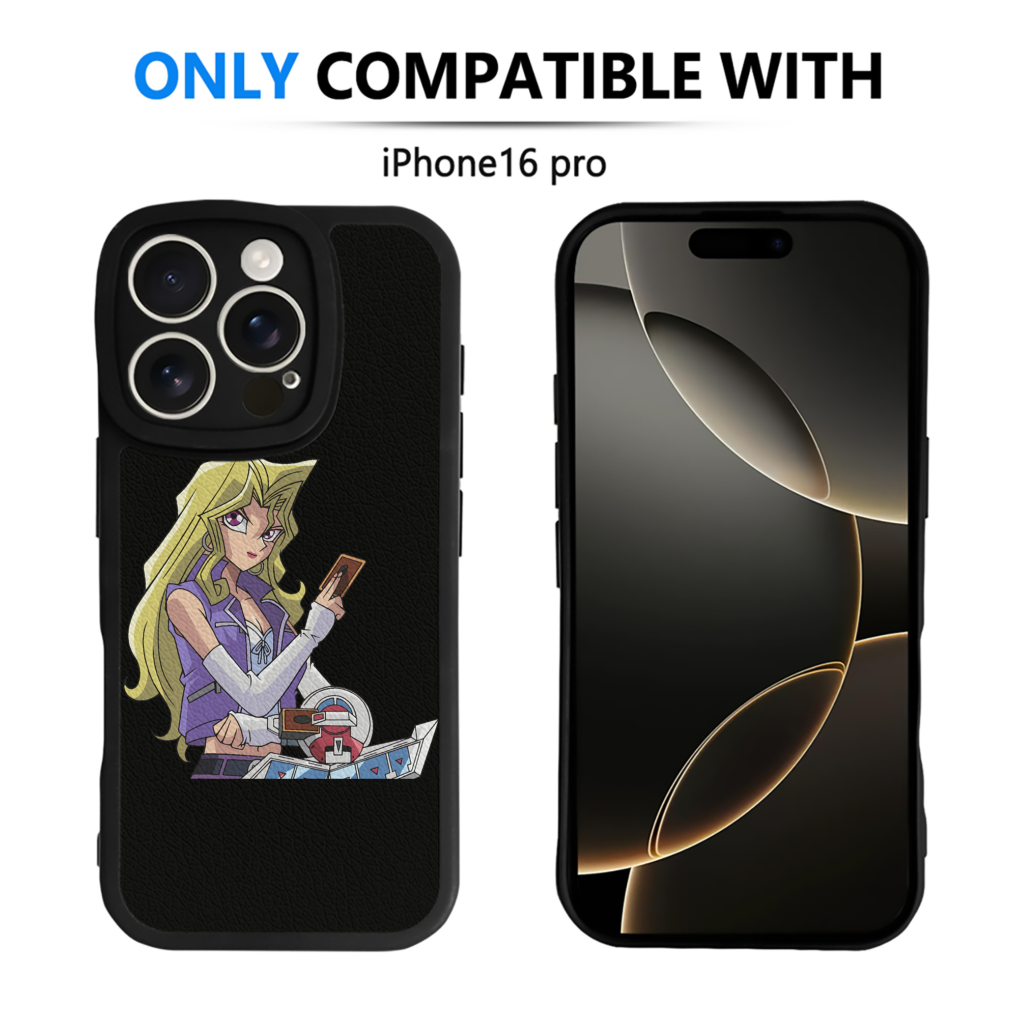 遊☆戯☆王 Yu-Gi-Oh! 【iPhone 16シリーズ対応】シリコンスマホケース（レザー調） 材質：シリコン